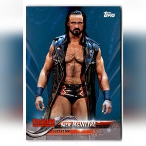 Drew McIntyre 🔥 WWE Wrestling Trading Card 🏆 WWE Champion 🔥 Scottish Warrior